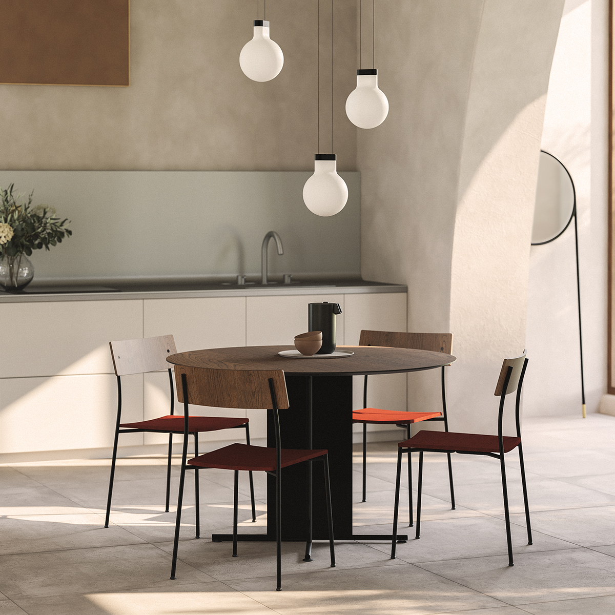 Silla Alex Bistro tapizada