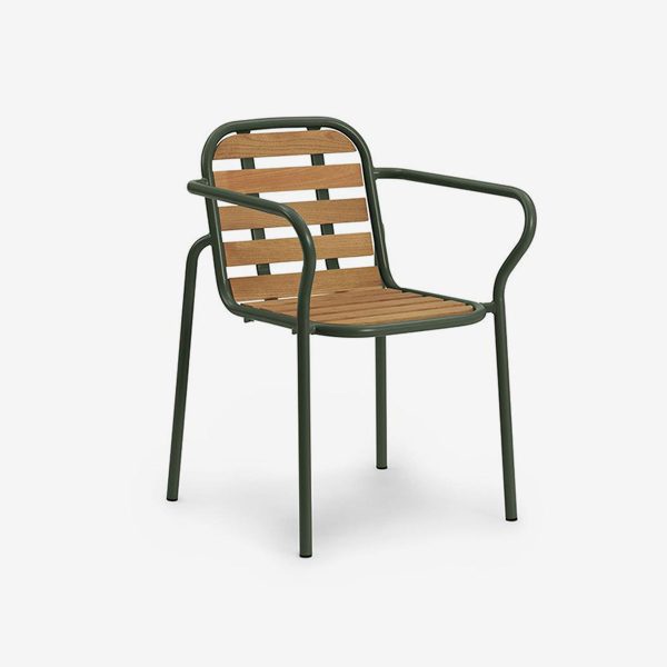 Silla Vig de madera con brazos