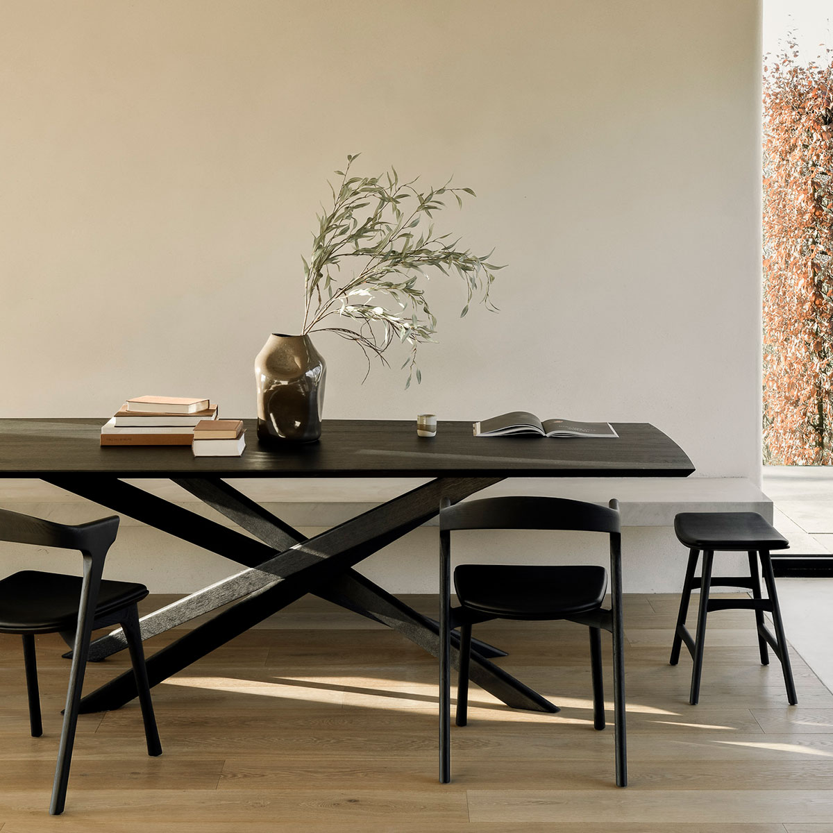 Mesa Mikado de comedor rectangular