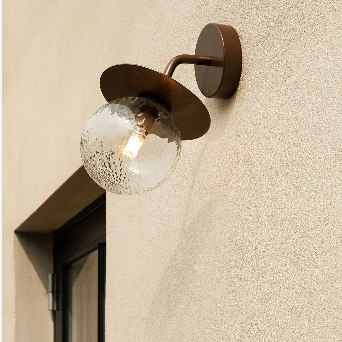 Lámpara Liila wall outdoor bronzed