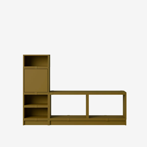 Aparador Stacked hallway storage config. 1